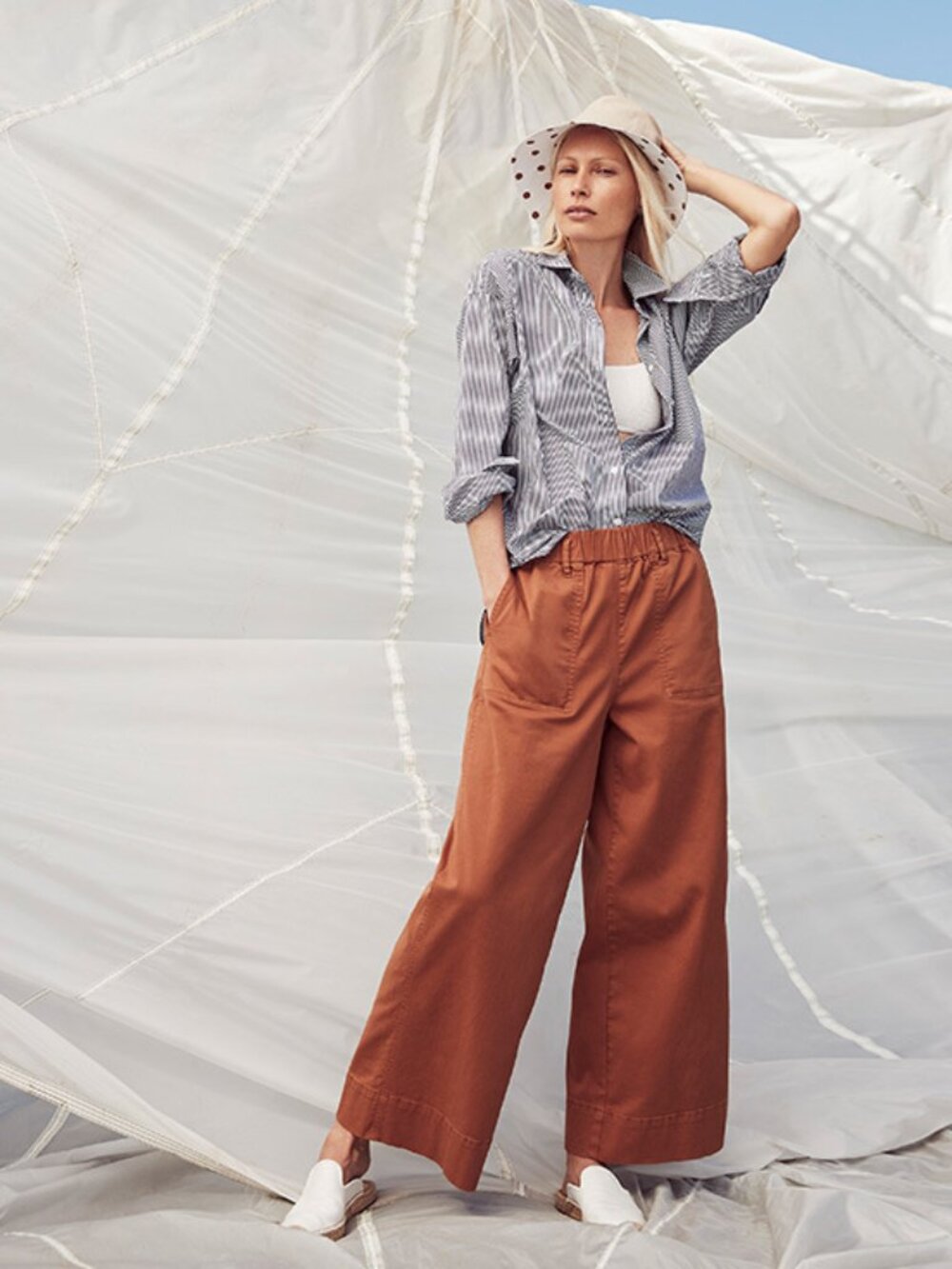 J. Crew Wide Leg Chino Pants Size XLT